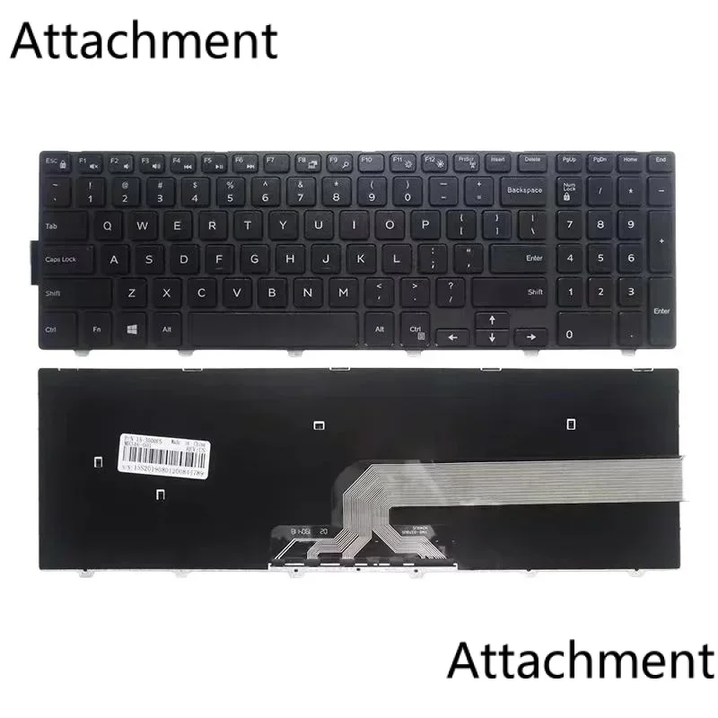 Новая русская клавиатура для Dell Inspiron 15 3000 5000 3541 3542 3543 5542 3550 5545 5547 15-5547 15-5000 15-5545 17-5000