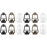12 pcs doll house kerosene lamps miniature lantern models retro photo props