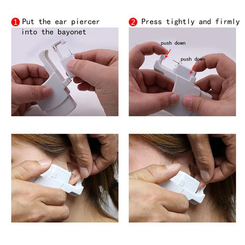 Пистолет Для Пирсинга Ушей одноразовый пистолет для самостоятельного с 4 мм