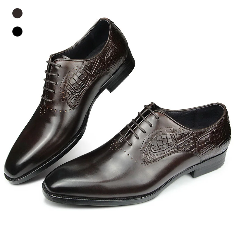 

Модные Мужские броги, Кожаные классические туфли для бизнеса, обувь из свиной шкуры на шнуровке, элегантные туфли, мужские туфли, vestir 2022