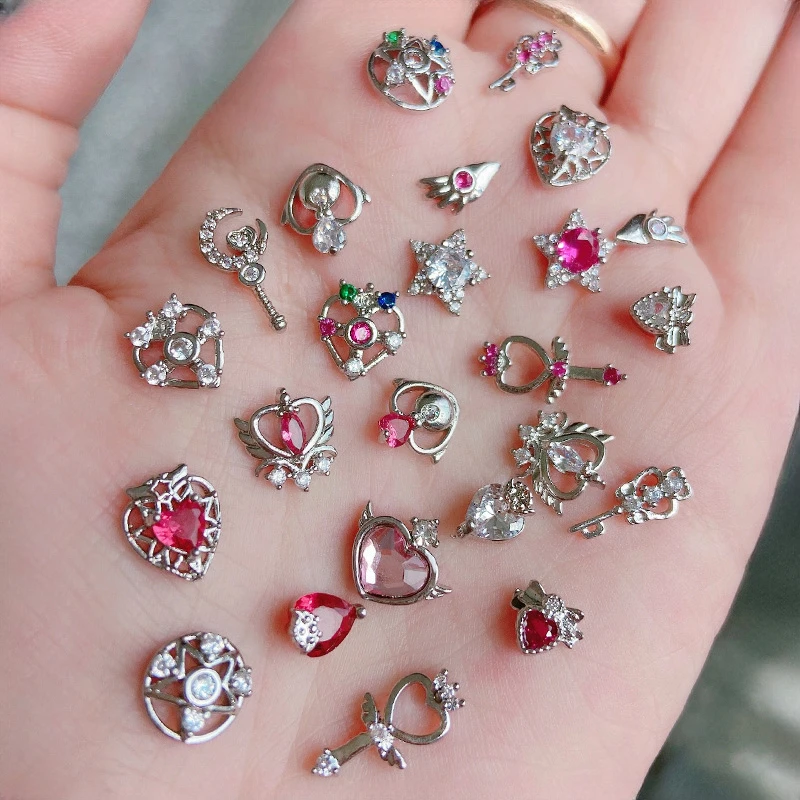 

5 шт., разноцветные аксессуары для дизайна ногтей