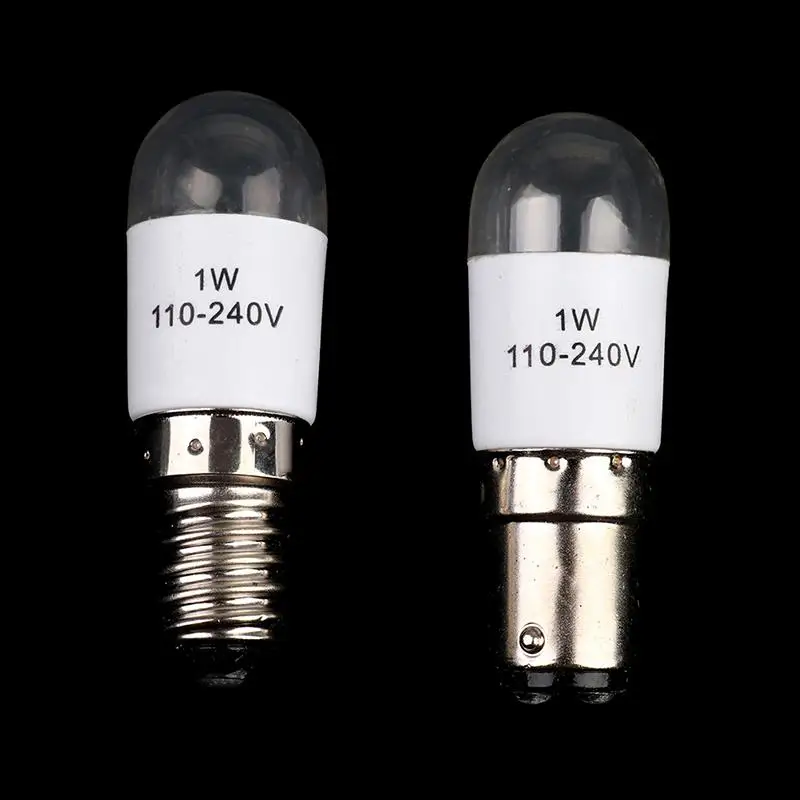 

1Pc Sewing LED Blub BA15D/E14 Light Bulbs AC 110-240V 1W Home Sewing Machine Bulb Lamp