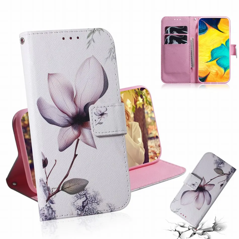 Man Lady Phone Bags Holster Wallet Case For Huawei Y5 2018 Y9 Y7 Y6 P Smart 2021 2020 Z Plus 2019 Nova 3E 4E Honor 50 Lite D26F