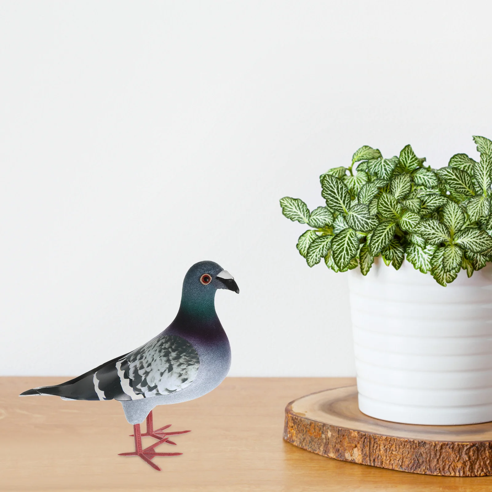 Голубей миниатюрные игрушки искусственная птица