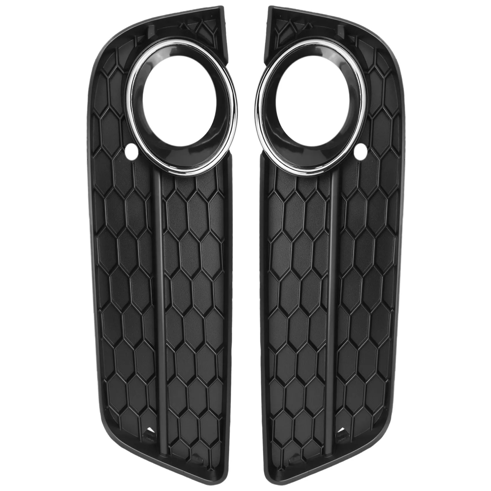 

A Pair Front Bumper Fog Light Lamp Racing Honeycomb Hex Mesh Grille Grill Cover for Audi A5 for Coupe/Sportback 2008-11 Cabriole