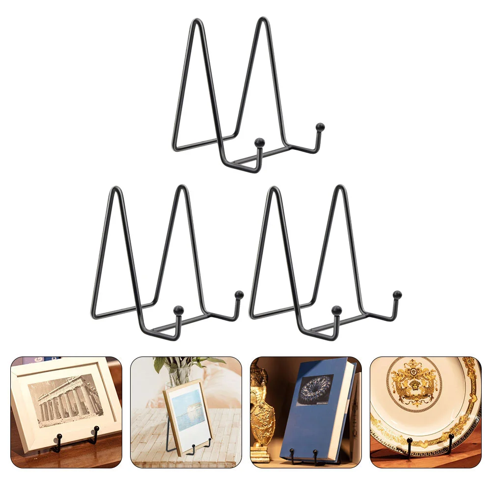 

Display Stands Frame Stand Plate Photo Metal Holder Easel Holders Picture Iron Racks Wire Storage Book Tray Supports Artwork