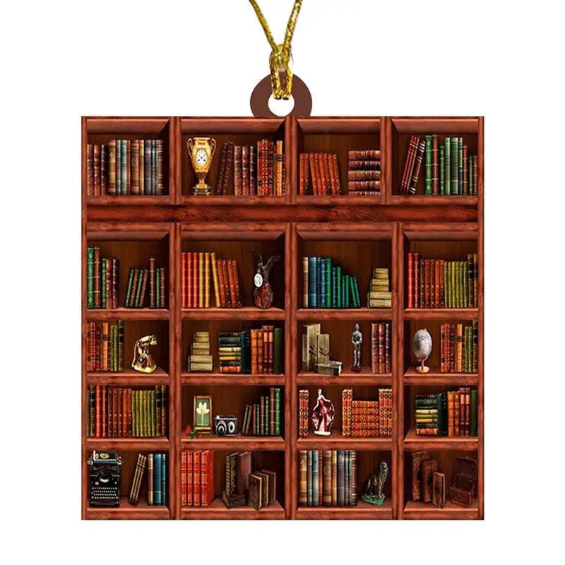 

Christmas Tree Pendant Safe And Durable Bookshelf Reader Gift Pendant Easy To Install Home Christmas Decoration Holiday Parties