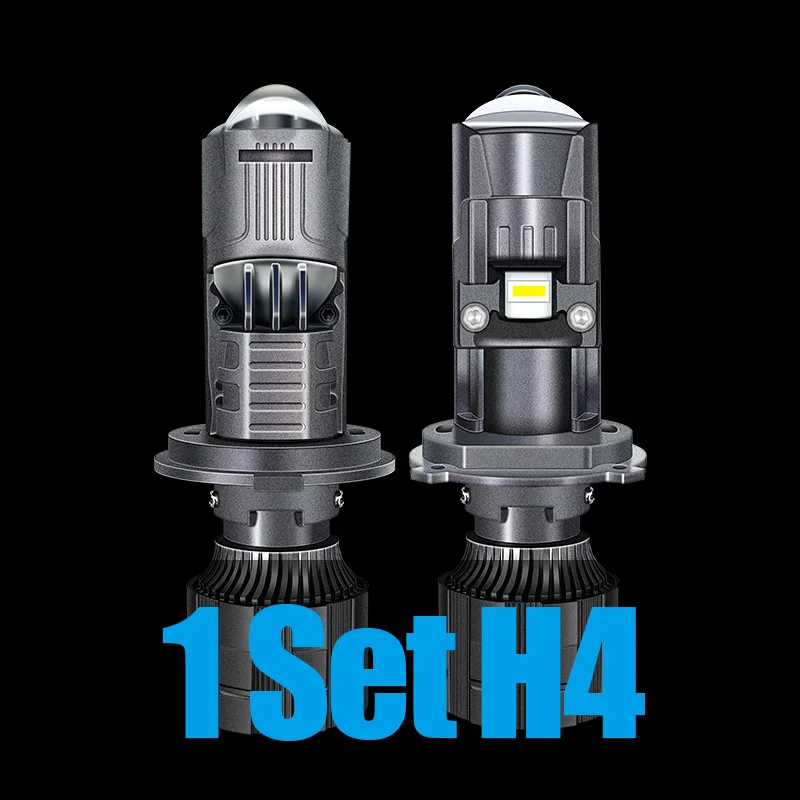 Stella Mini Lens LED H4 H7 Лампы для фар для автомобиля/мотоцикла Проекторная фара Canbus без ошибок Hi/ближнего света 120 Вт 18000 лм Новый