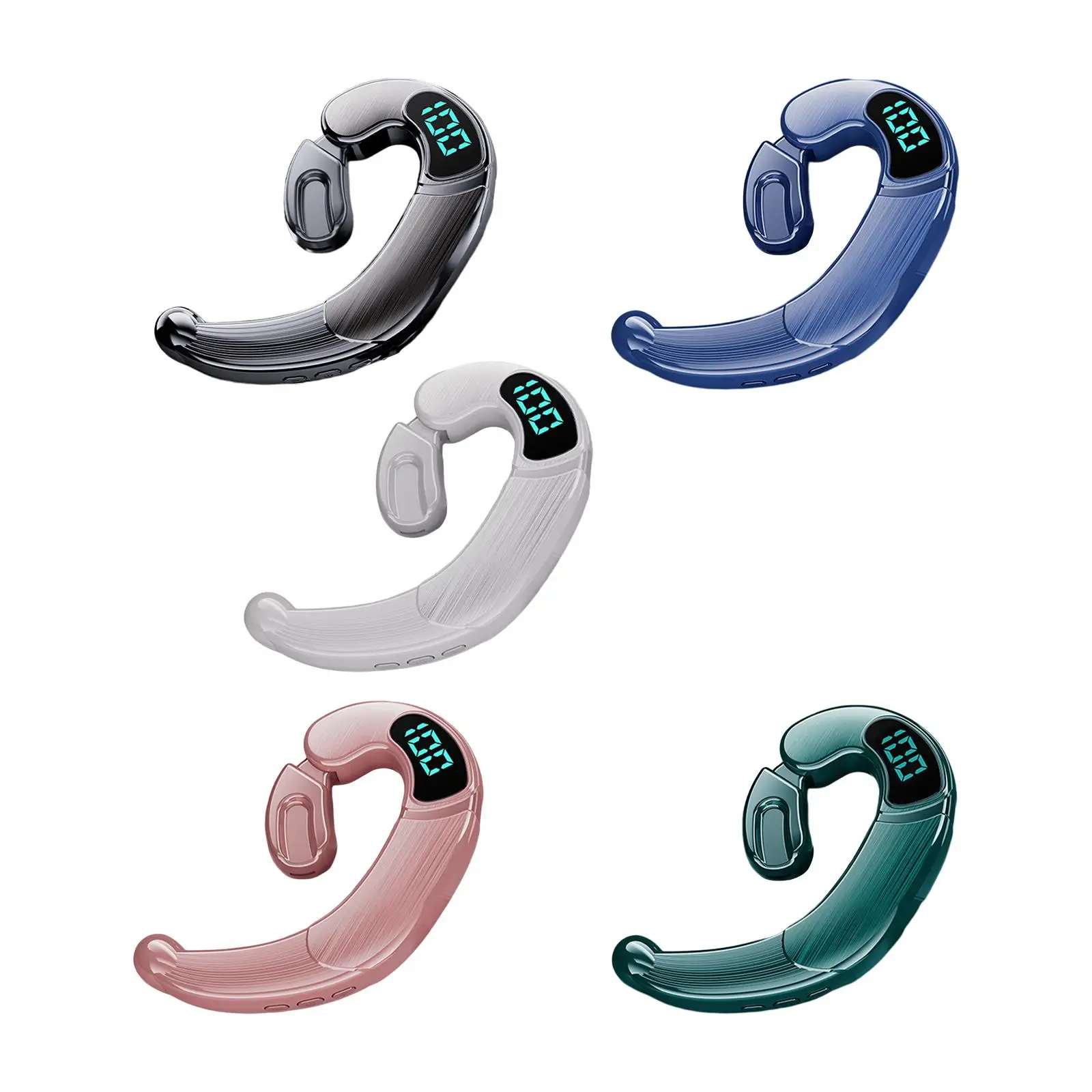 

Наушники с Ушными крючками V5.3, спортивные стереонаушники с шумоподавлением и длительным временем работы в режиме ожидания для пеших прогулок, скалолазания, вождения, тренажерного зала