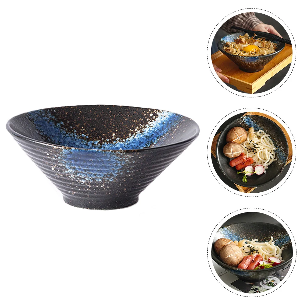 

Bowls Bowl Ceramic Soup Porcelain Japanese Large Serving Appetizer Ramen Mixing Pasta Tray Cereal Salad Instant Cooking Dish