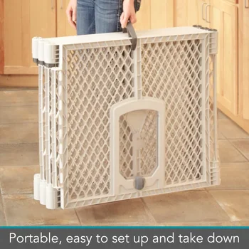 North States MyPet Petyard Passage Yard for Pets, Gray Plastic playpen dog 5