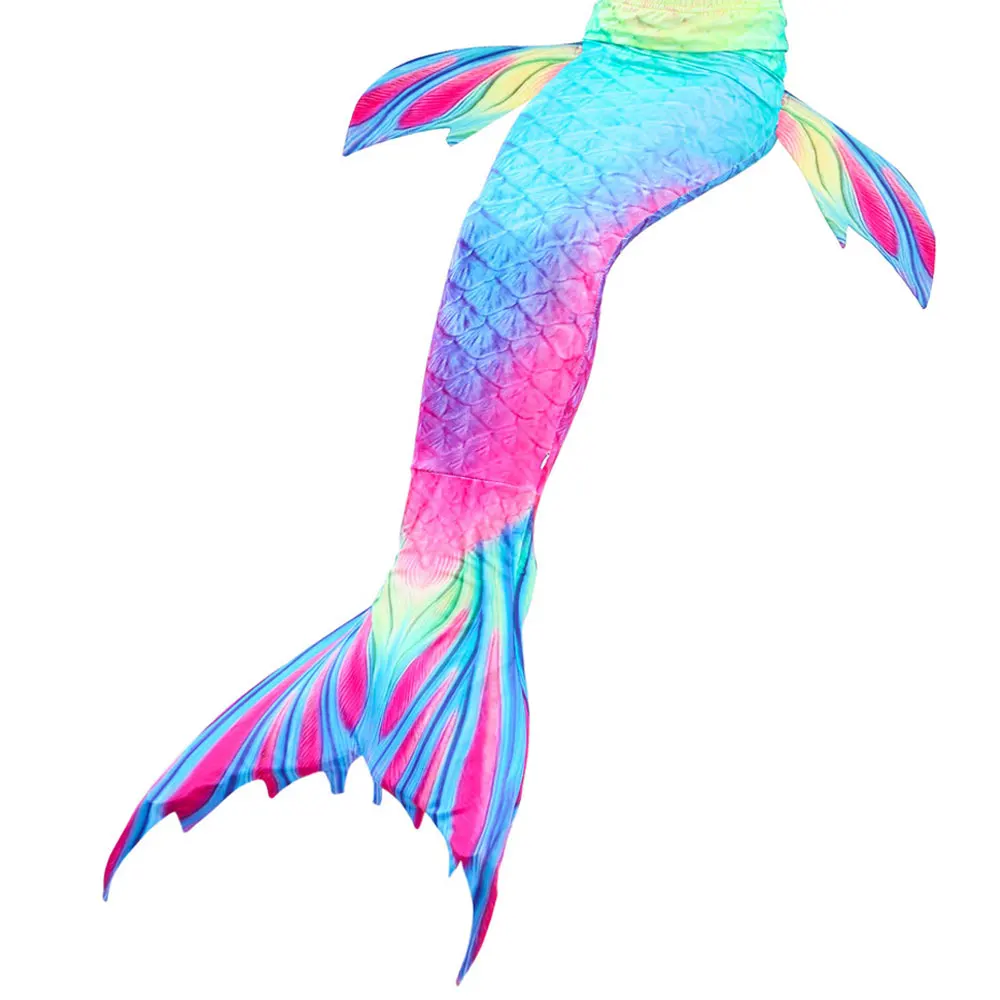 Женский купальник с хвостом русалки летний купальный костюм для детей бикини