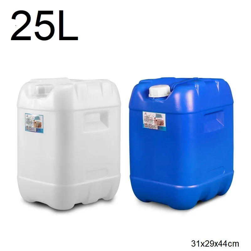 

25L Blue Portable Water Tanks 31X29X44cm 1.5kg Each, Drinking Storage Container, Made from Food Grade HDPE Logo Print