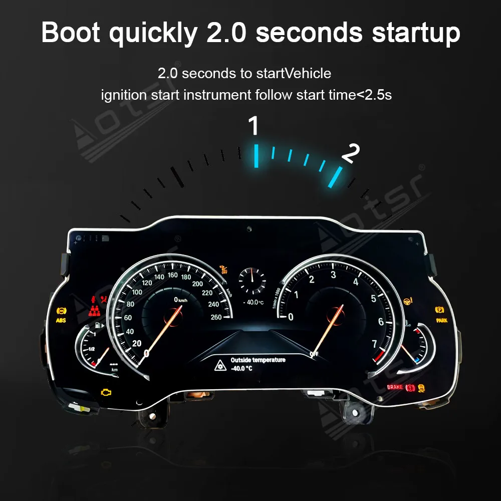 Для BMW 3 5 7 серии G30 G32 G11 X3 G01 X4 G02 2017 ~ 2019 Измеритель скорости ЖК-кластер Приборная