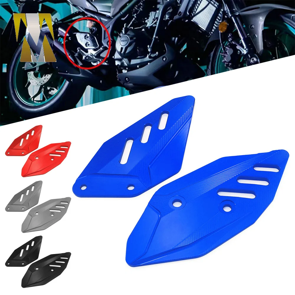 

For Yamaha MT03 MT25 YZF R3 R25 2019-2021 2022 2023 Motorcycle Accessories Footrest Foot Pedal Footpeg Rear Heel Plate Protector