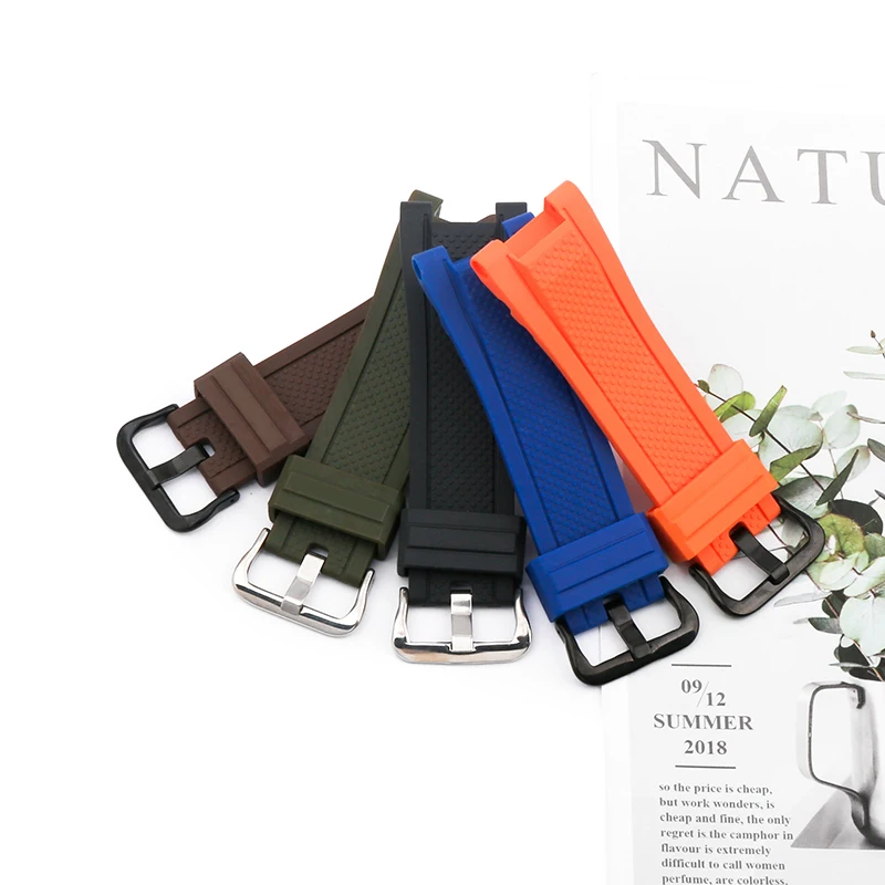 Resin strap for Casio G-SHOCK GST-W300G S130 400G B100 Men's and women's strap watch accessories