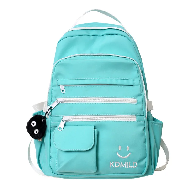 

Middle School Backpack for Girls Teen Cute Student High School Bags Casual Campus Women Bookbag Nylon Bagpack