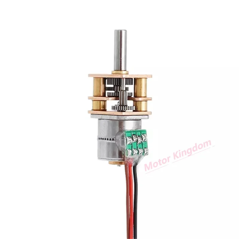 

DC5V Mini 10mm Gear Stepping Motor 2-Phase 4-Wire Precision Stepper Motor Robot Car Reduction Ratio 20:1/50:1/100:1/150:1/ 298:1