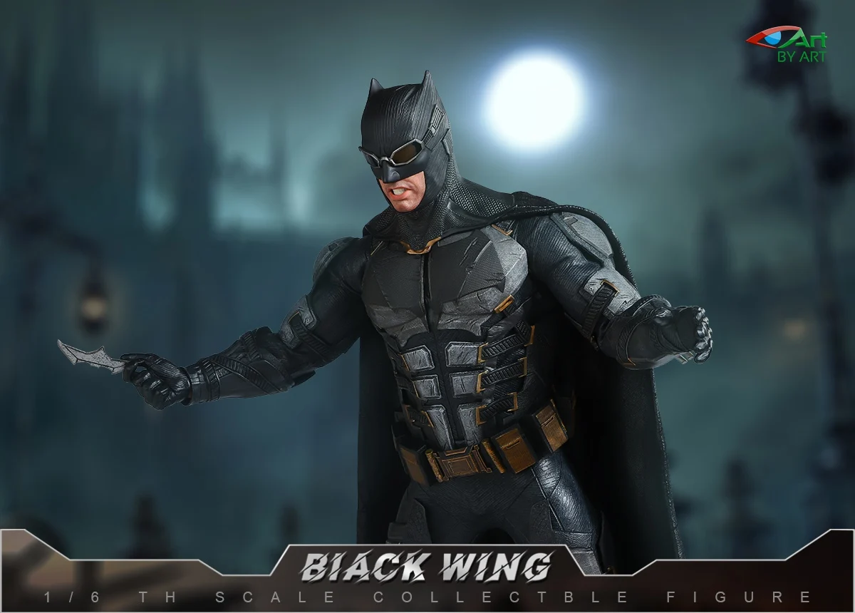 Фото В наличии BY-ART BY- 017 1/6 Классический комический персонаж Мужской солдат BIACK WING Супергерой Batboy Полный набор 12-дюймовой экшн-фигурки Модель №3