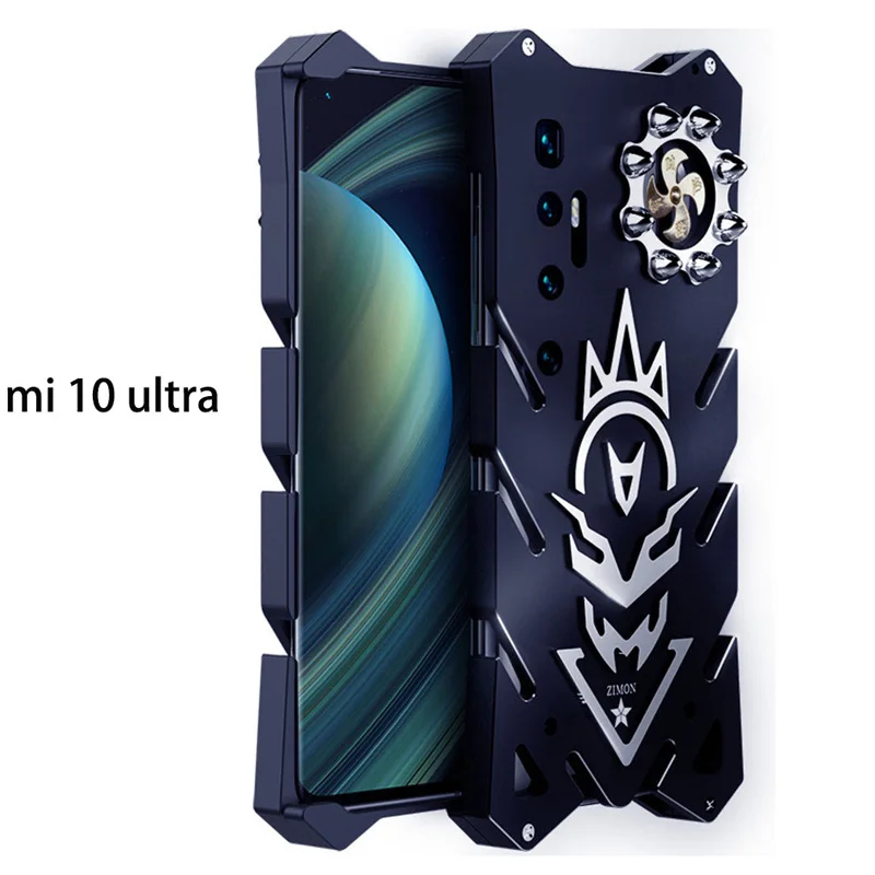 

Bumper For Xiaomi Mi 10 Ultra Zimon Luxury New Heavy Duty Armor Metal Aluminum Phone Back Case For Xiaomi Mi 11 10S MI11 Lite