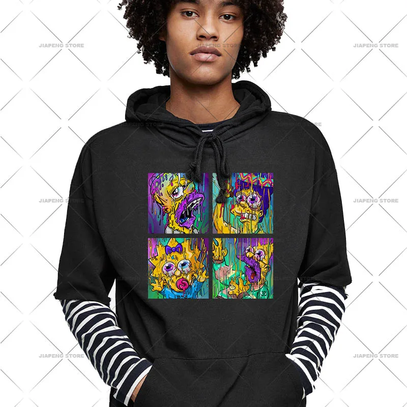 Термоклейкие виниловые наклейки с изображением Симпсонов для одежды нашивки на