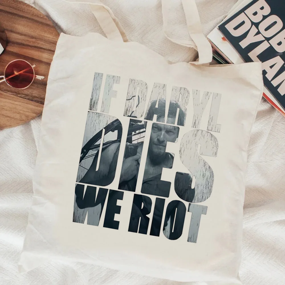 Сумка для покупок Daryl Dixon сумка из джута хлопчатобумажная ткани многоразовая