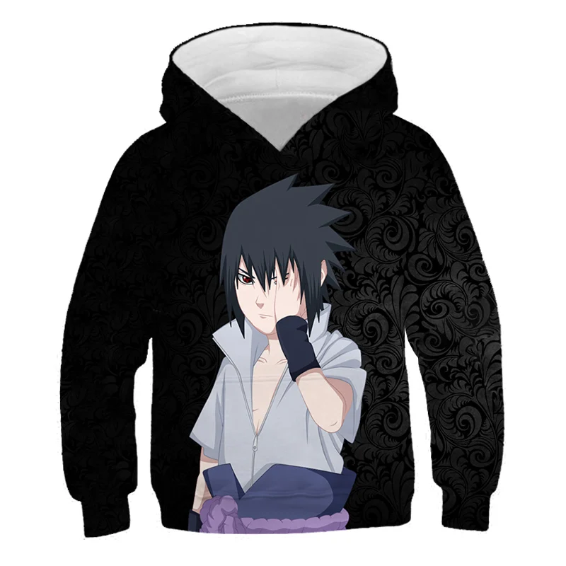 

New Baby Boy Clother Girls Kakashi Sasuke Clothes New Harajuku Style Classic Game 3d Printing Cartoon Hoodies Kids Baby Clothing