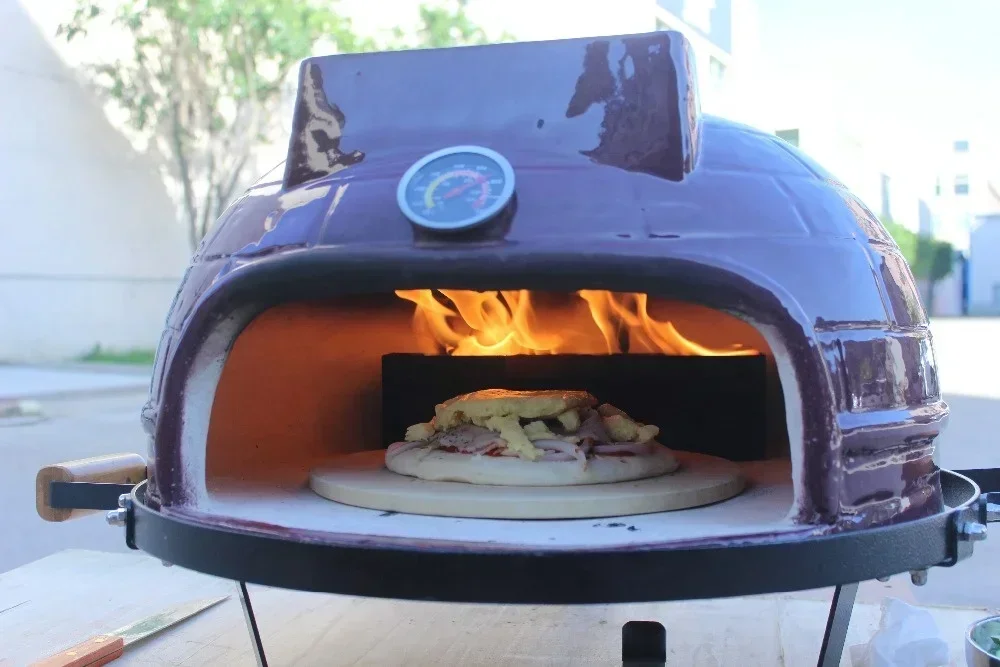 SEB / STEEL EGG BBQ 21-дюймовая настольная печь Horno Pizzero Best Ceramic Kamado для пиццы