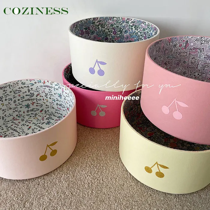 Baby Daily Storage Cherry Storage Gift Box Makeup Hairpin Jewelry Toy Desktop Organizing Tidy Cans Infant Supplies Storage Box