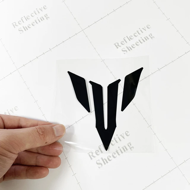 1Pcs Refit Sticker Reflective Vinyl Mt Logo Motorcycle Sticker For Yamaha Mt-03 Mt-07 Mt-09 Mt-10 MT 07 09 03 10 Decal 5