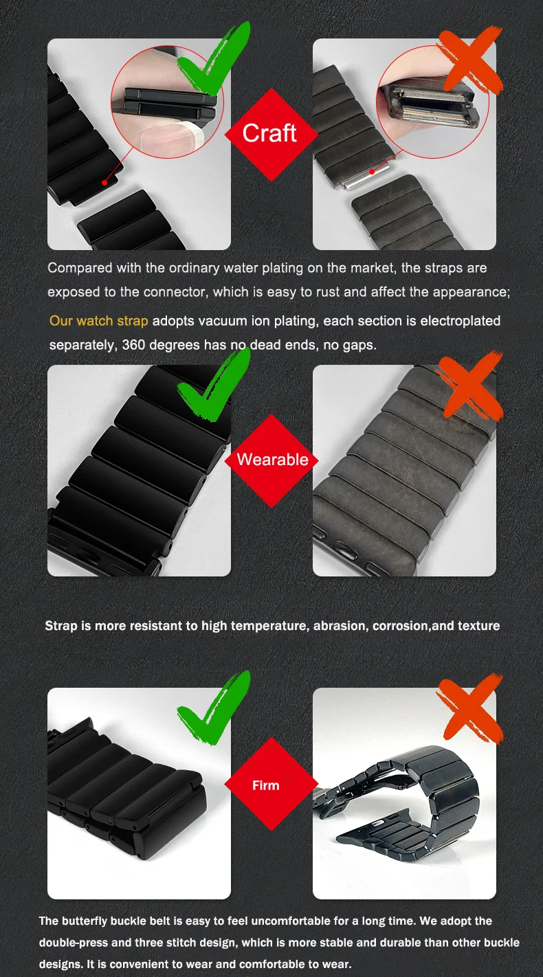 Titanium Strap for Apple Watch 8 49mm 42mm 40mm 38mm 45mm 44mm Titanium Watchband for iWatch Ultra 8 7 6 SE 5 4 3 2 1 Bracelet