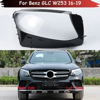 car headlamp lamp cover glass lamp shell headlight cover transparent lampshade for benz glc w253 glc200 glc260 glc300 2016 2019