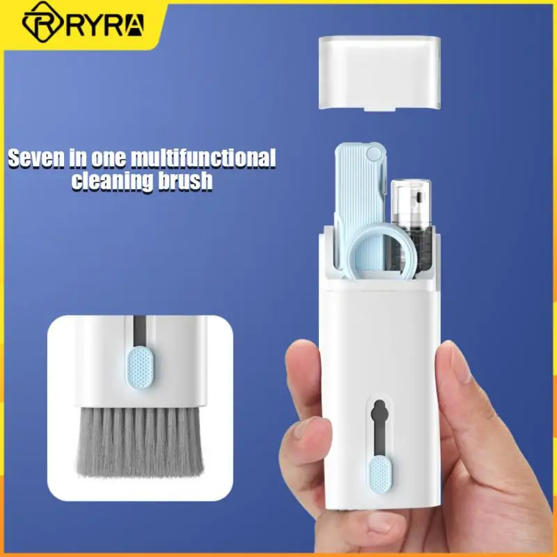 

Набор многофункциональных кистей для чистки RYRA 7 в 1, складная компьютерная клавиатура для хранения смартфонов, портативный набор инструмен...