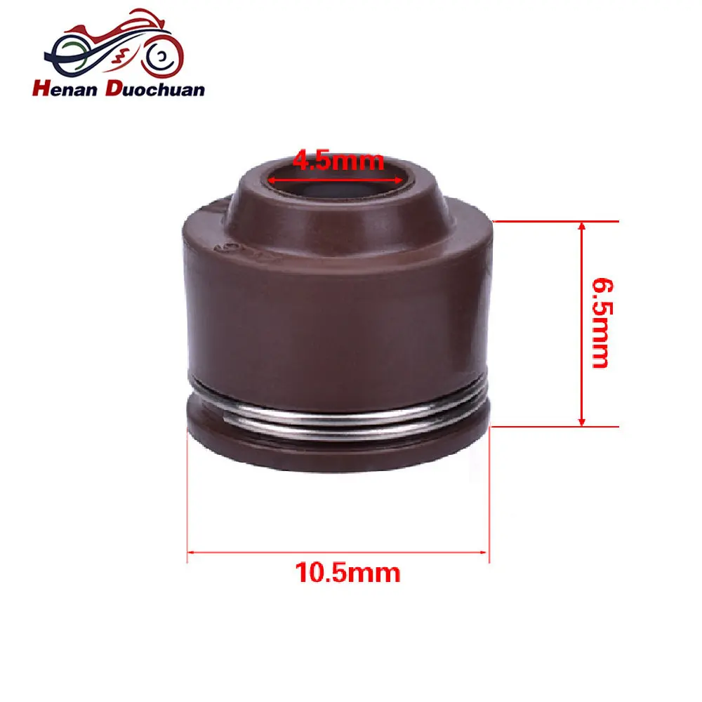 

4,5 мм Головка цилиндра двигателя мотоцикла впускной Выхлопной Клапан Стержень масляное уплотнение для Honda VFR400 VFR30 NC30 FZ VFR 400 для Yamaha FZ400