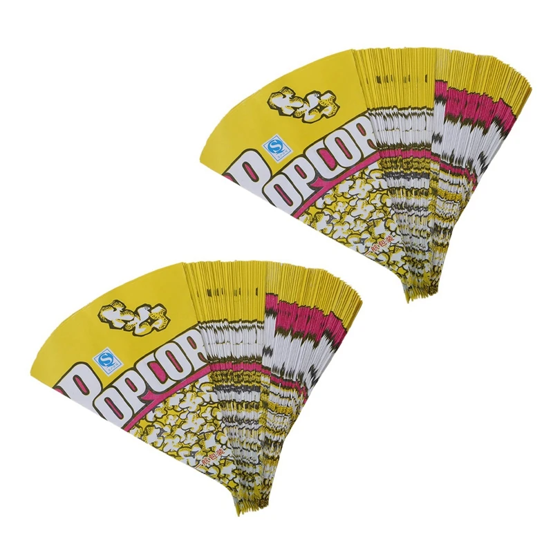 

Розничная продажа, пакеты для попкорна 200 шт., бумажные пакеты для миндаля, попкорна