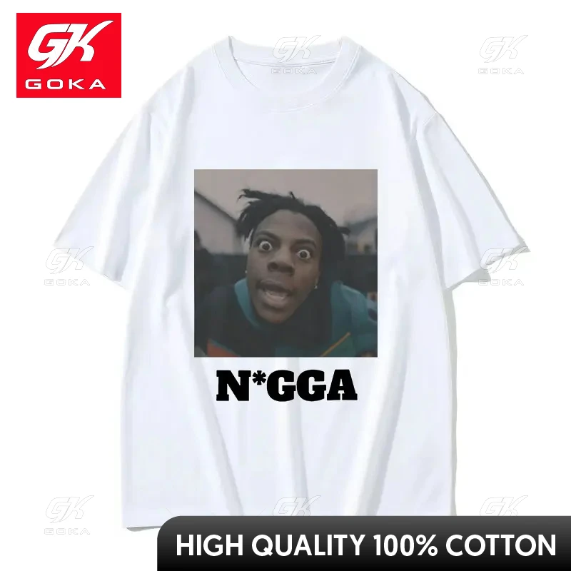 Ishowspeed забавная футболка с рисунком мема мужские футболки в стиле хип-хоп ретро