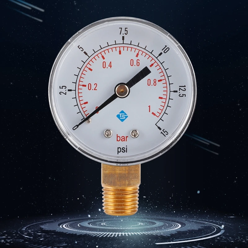 Измеритель давления N58C 50 мм 0-15psi 0-1 бар фильтр для бассейна циферблат воды