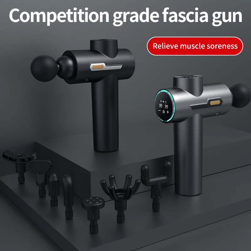 Ручной фасциальный пистолет-массажер YAOWITHSU для глубоких тканей и мышц идеально