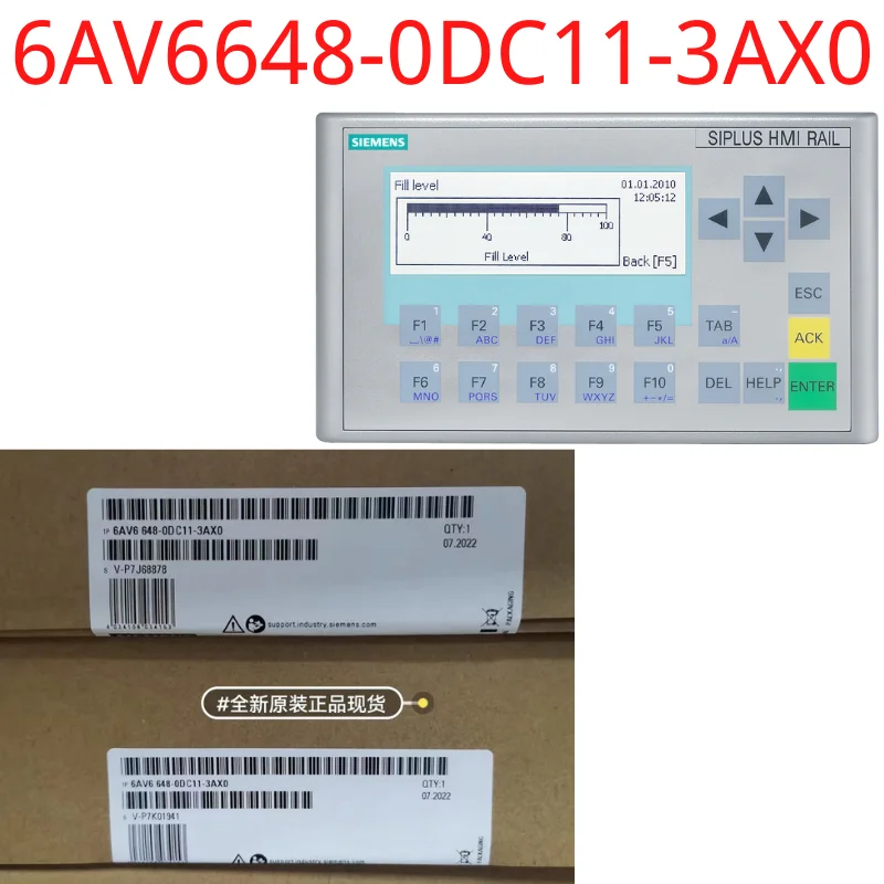 

6AV6648-0DC11-3AX0 Brand New SIPLUS HMI KP300 Basic mono 3.6" T1 rail based on 6AV6647-0AH11-3AX0 with conformal coating, -25…+6