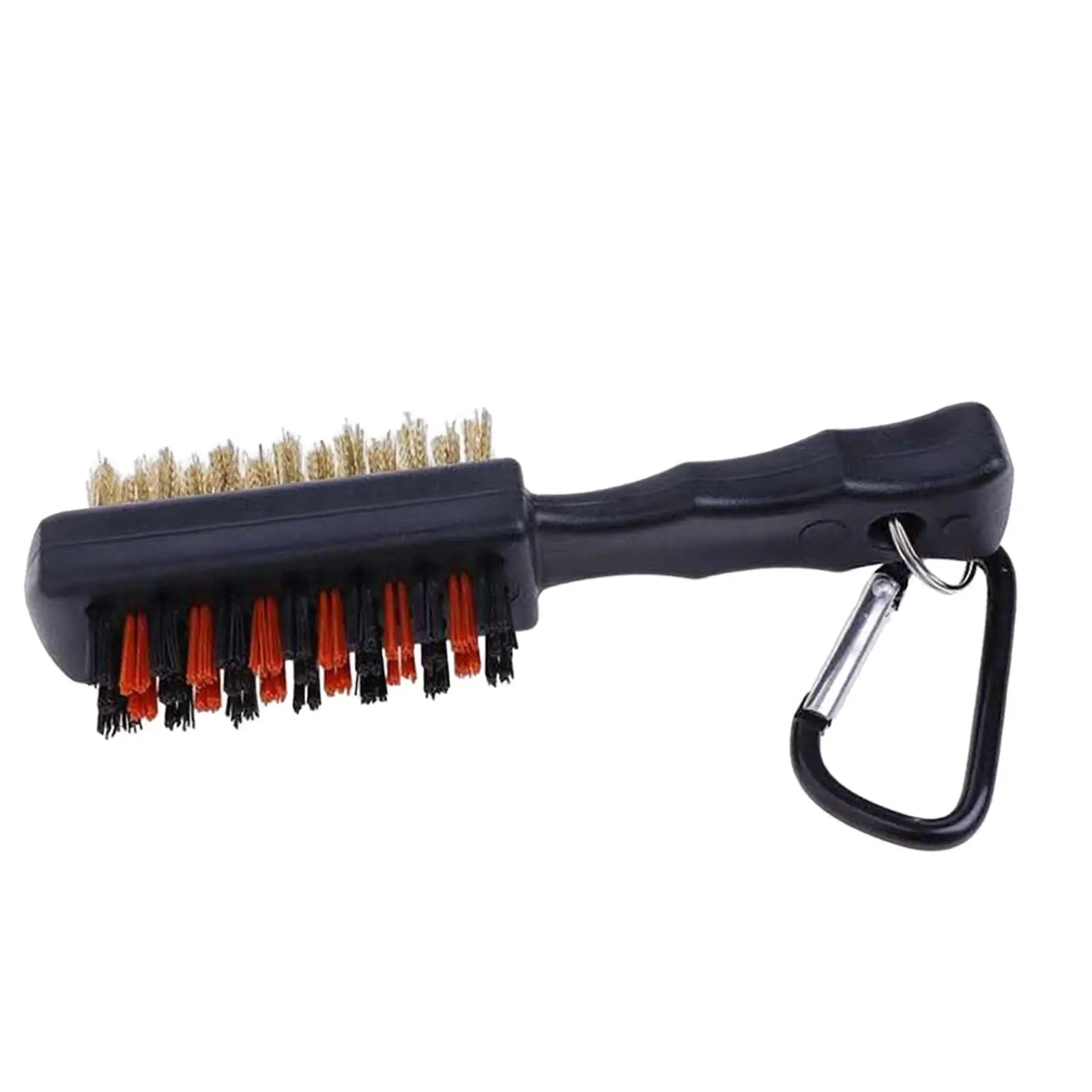

Club Brush Groove Cleaner Club Cleaner Portable with Carabiner Non Slip Handle Cleaning Brush for Shoes