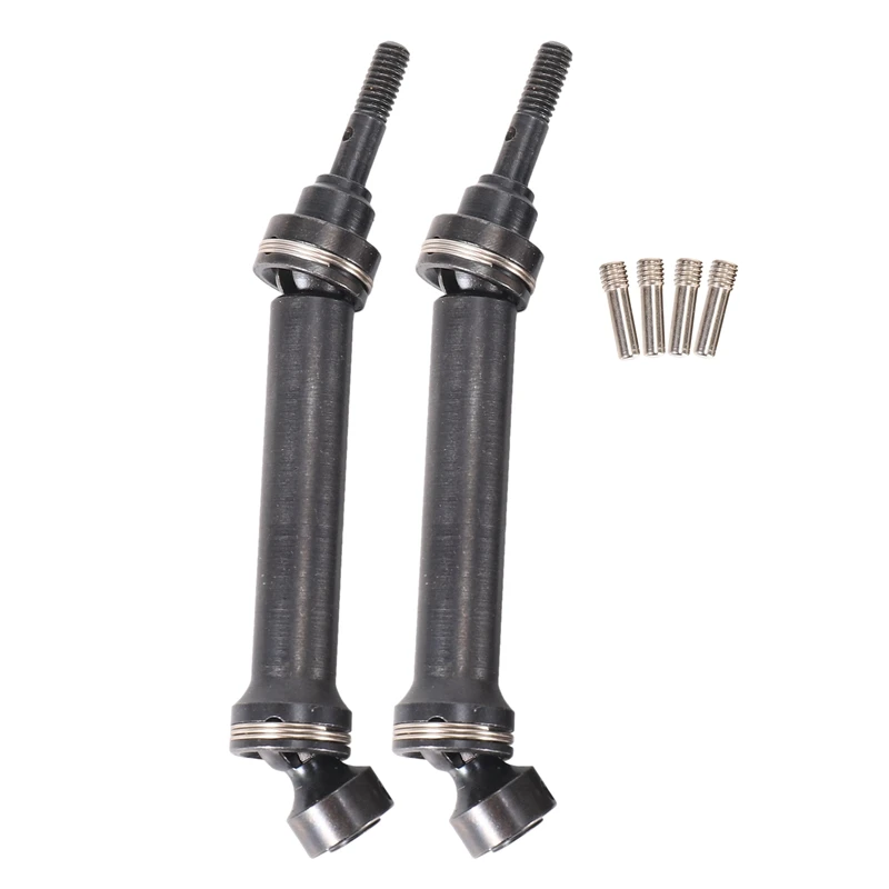 

4Pcs Hard Steel Front Rear Drive Shaft 7151 for Traxxas 1/16 Mini E-Revo EREVO SUMMIT SLASH 4WD RC Car