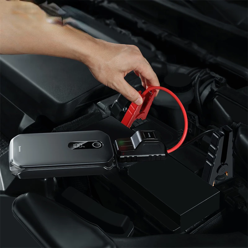 

2023New NEW 12000mah 1000A Portable Power Bank Car Jump Starter Emergency Starter 12V Auto Booster Starting Device Battery for