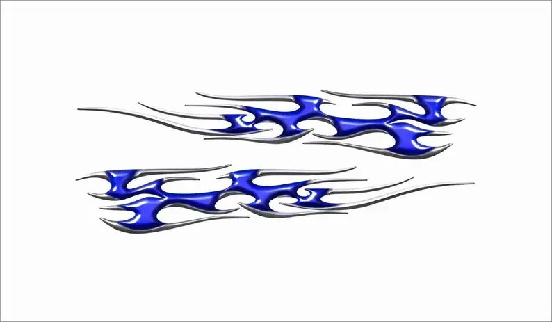 

Виниловая наклейка для автомобиля, лодки, автомобиля, грузовика, прицепа, мотоцикла, графические наклейки, Гоночный флаг, наклейки с пламене...
