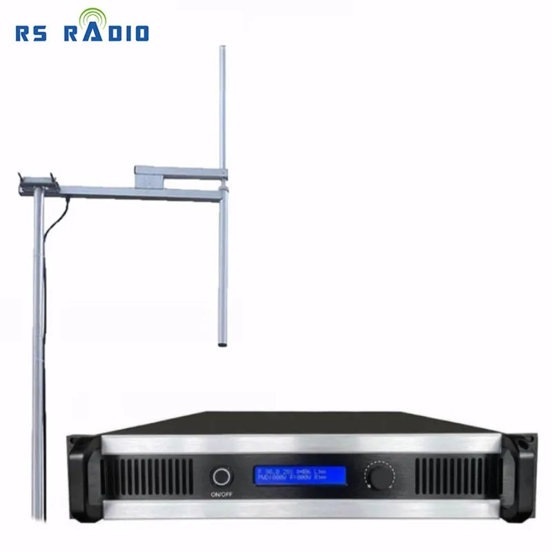 

radio station antenna+fm radio broadcast transmitter 1kw