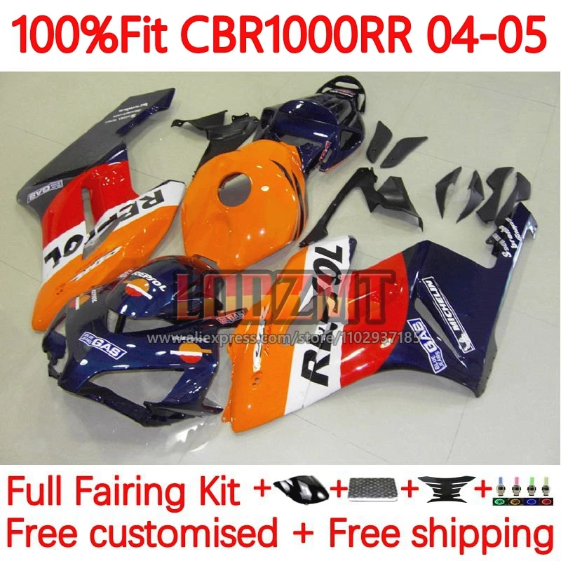 

OEM Repsol blue Frame For HONDA CBR1000 CBR 1000 RR CC 1000CC CBR1000RR CBR 1000RR 04 05 2004 2005 Injection Fairings 115No.17