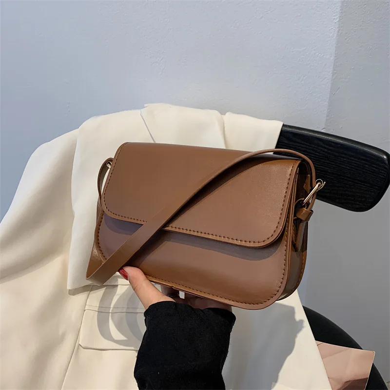 

Women's Fashion Underarm Bags 2022 Shoulder Crossbody Bag for Women 2022 Vintage High Quality Pu Leather Luxury Designer Female