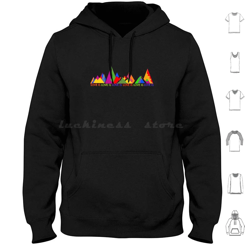 Rad Mountains Hoodies Long Sleeve Queer Mormon Lds Heavenly Mother Rainbow Pride Byu Nuanced