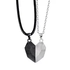 подвеска на шею чокер на шею 2 шт., магнитные ожерелья в форме сердца для влюбленных подарки на 8 марта