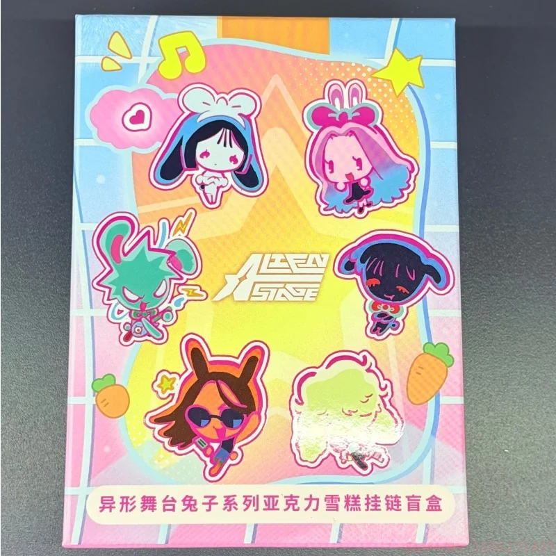 Фото Alien Stage Rabbit Series акриловый кулон с мороженым, стоячая мультяшная аниме-фигурка, модная глухая коробка, периферия, подарок для девочек №5