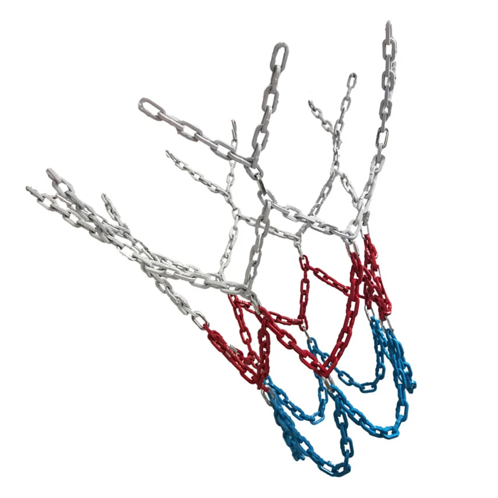 

Sports Chain Basketball Net Replacement Outdoor Heavy Duty Basketball Net Rustproof Metal Chain For Outdoor Indoor Training